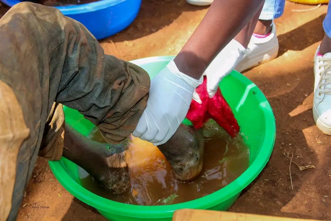 community health outreach in Umala Village, Siaya County, Kenya.