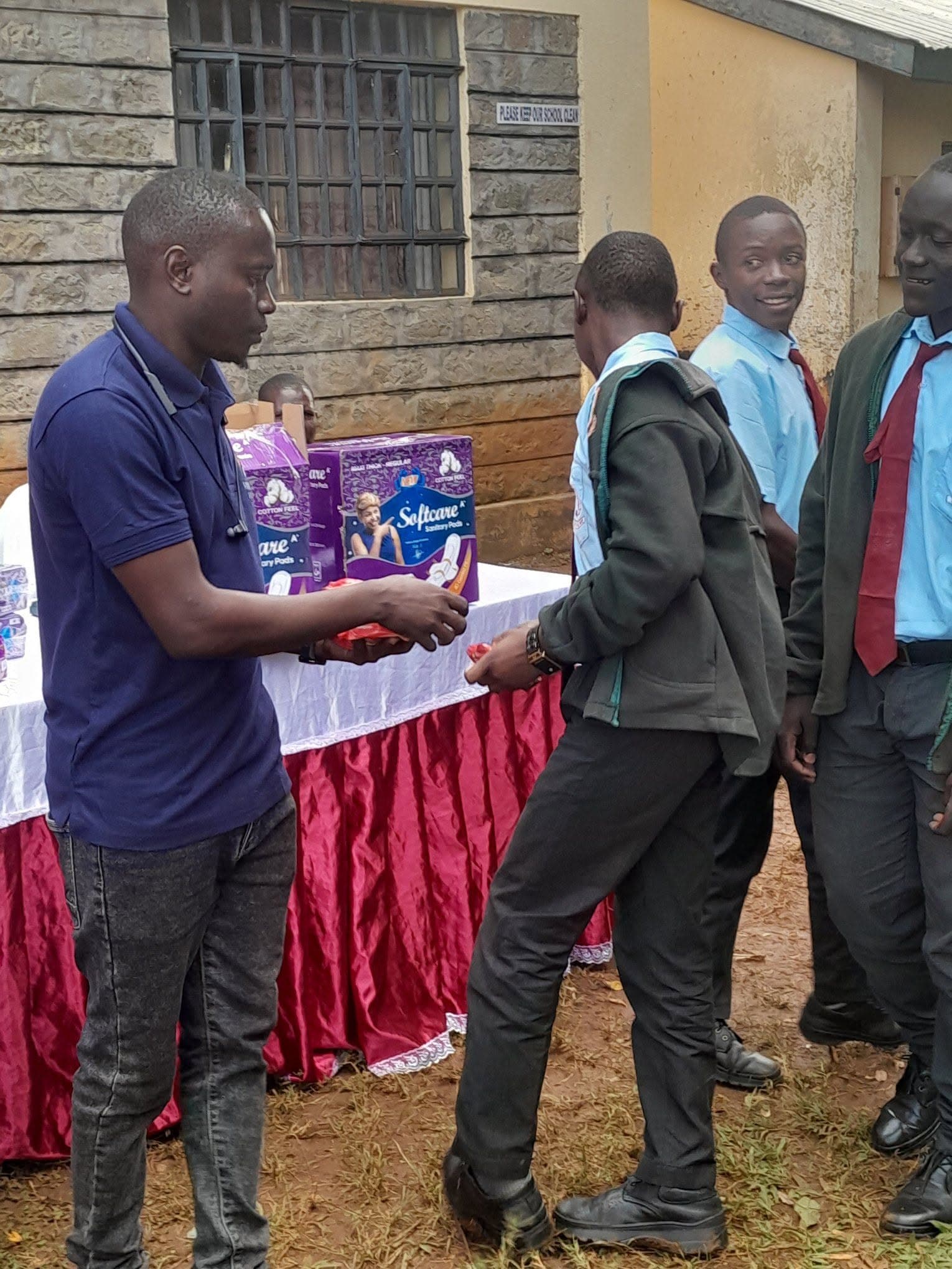 Supporting boys at kagilo secondary school