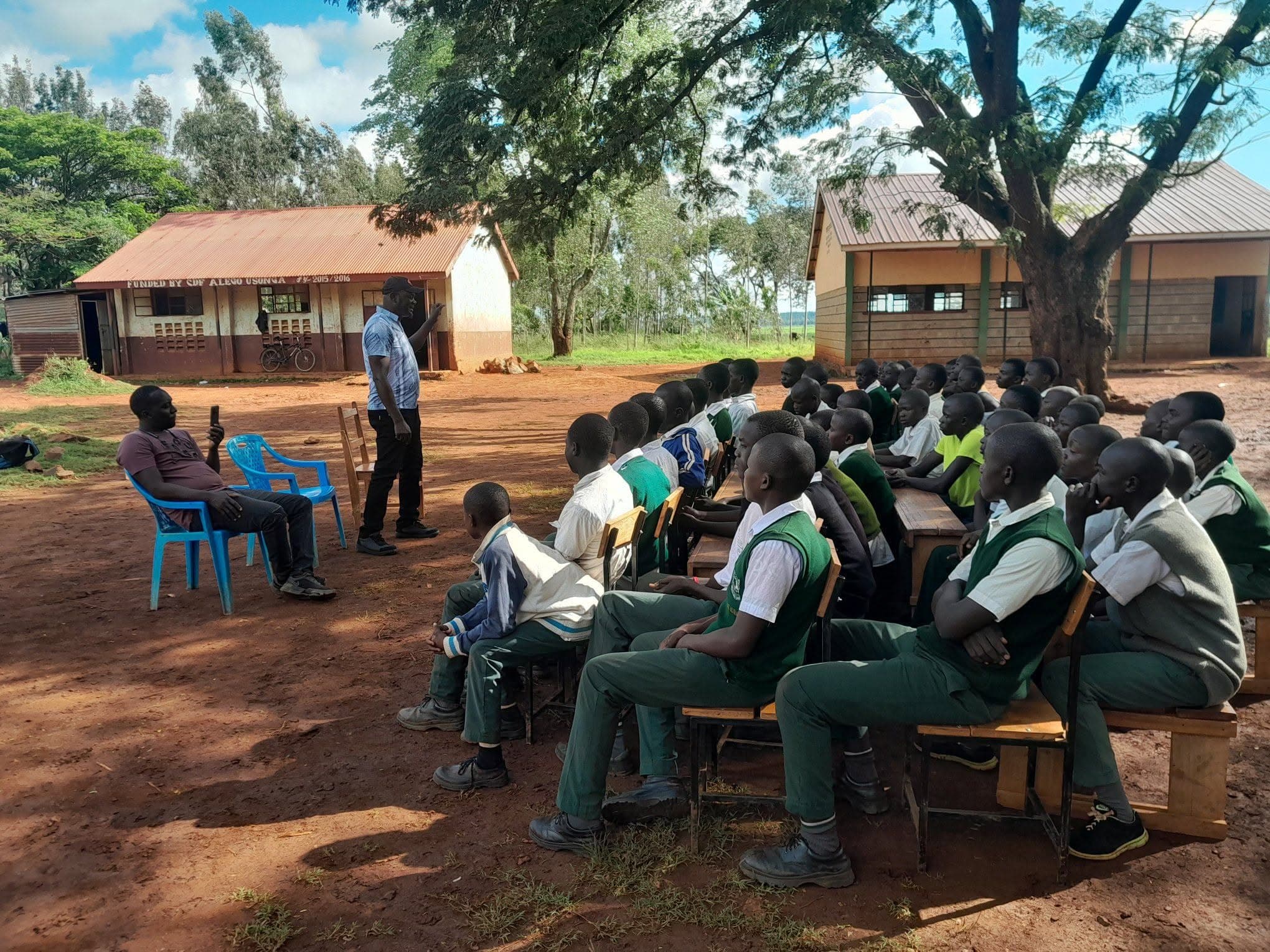 Health talk at gendro junior school