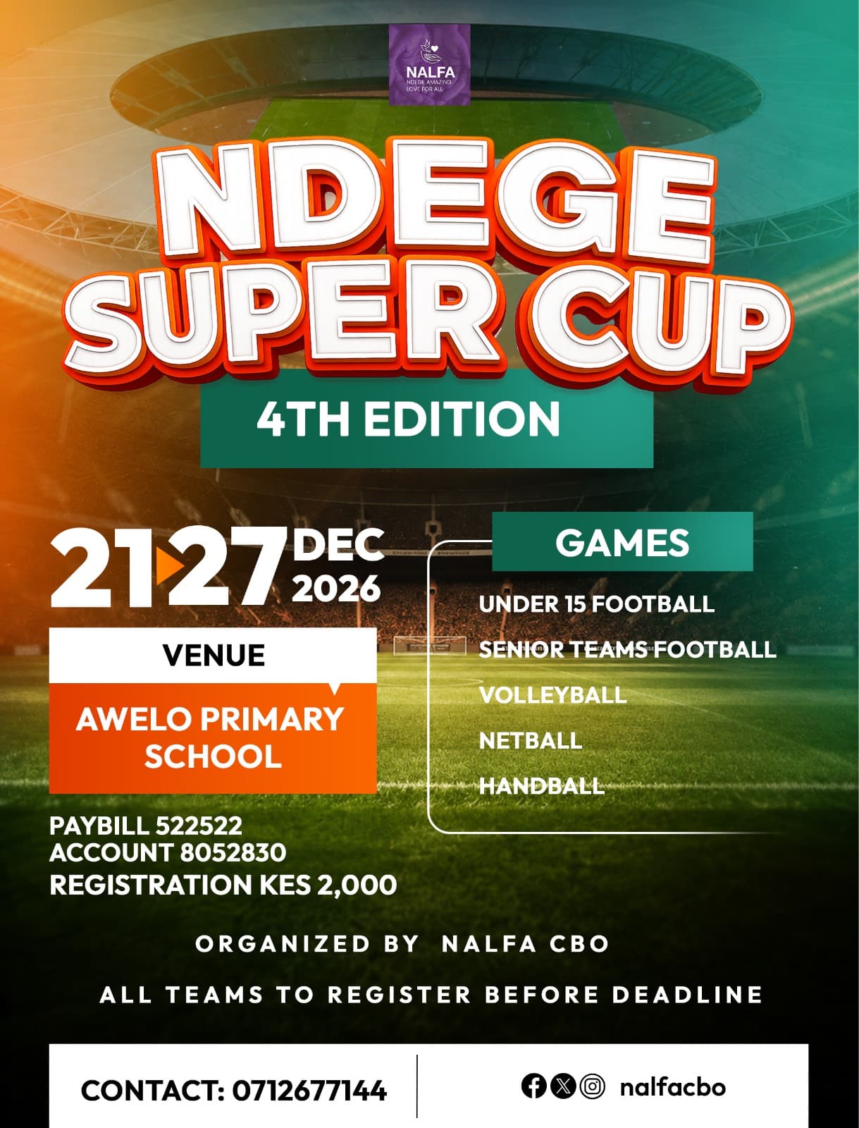 NDEGE Super Cup 4th Edition